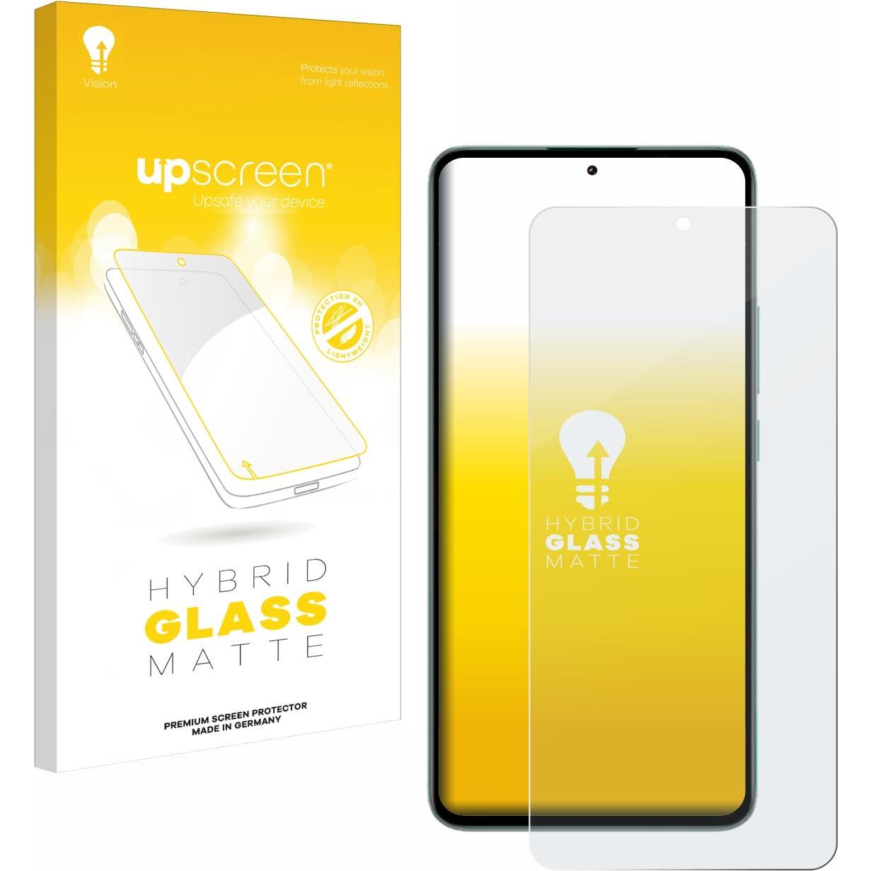 upscreen Reflection Shield Panzerglasfolie Matt (1 Stück, Xiaomi 13T), Smartphone Schutzfolie, Grau
