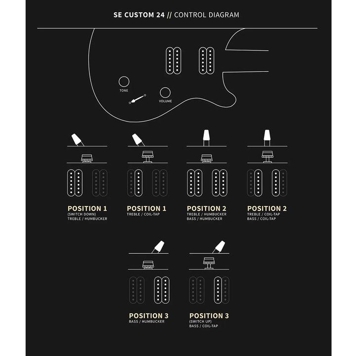 Immagine prodotto PRS SE Custom 24 Slate Blue (Chitarra elettrica, Acero, Acero fiammeggiante, Ebony, mogano)