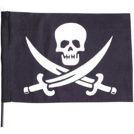 Widmann Piratenflagge Stab