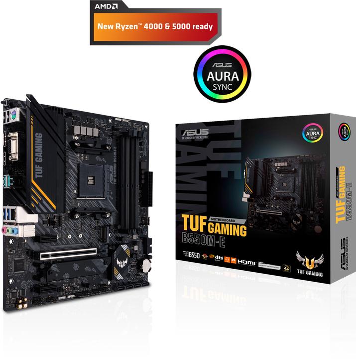 Actual product image ASUS TUF Gaming B550M-E (AM4, AMD B550, mATX)