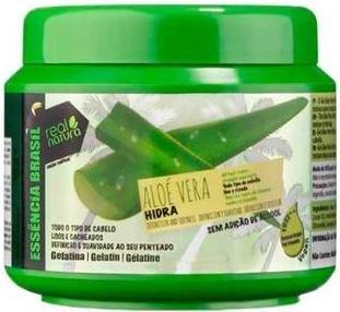 Image du produit Real Natura Aloe Vera Hydra Hair Gelatin Définit et hydrate, Nourrit et renforce, Alcool (Gel coiffant, 500 ml)