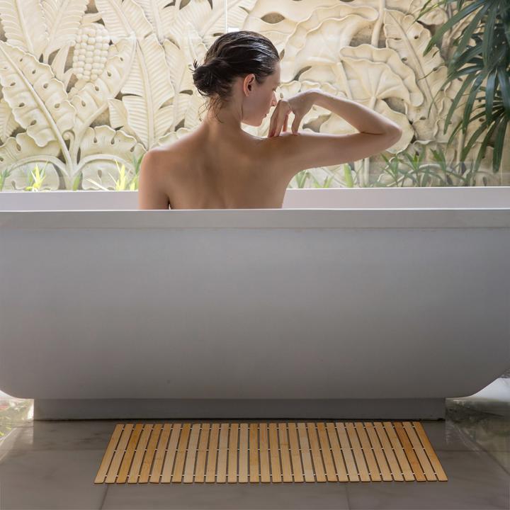 Productafbeelding Relaxdays Bamboe badmat (80 x 50 x 1 cm)