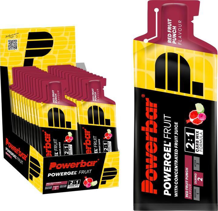 Produktbild Powerbar PowerGel (Himbeere, Granatapfel, 24 Stk., 984 g)