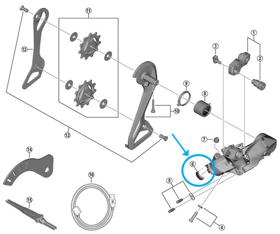 Immagine prodotto Shimano Coperchio della presa di ricarica RD-R9250 (Caricabatterie per biciclette elettriche)