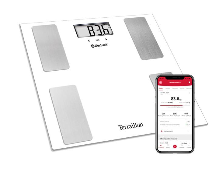 Produktbild Terraillon Personenwaage Smart Connect weiss (180 kg)