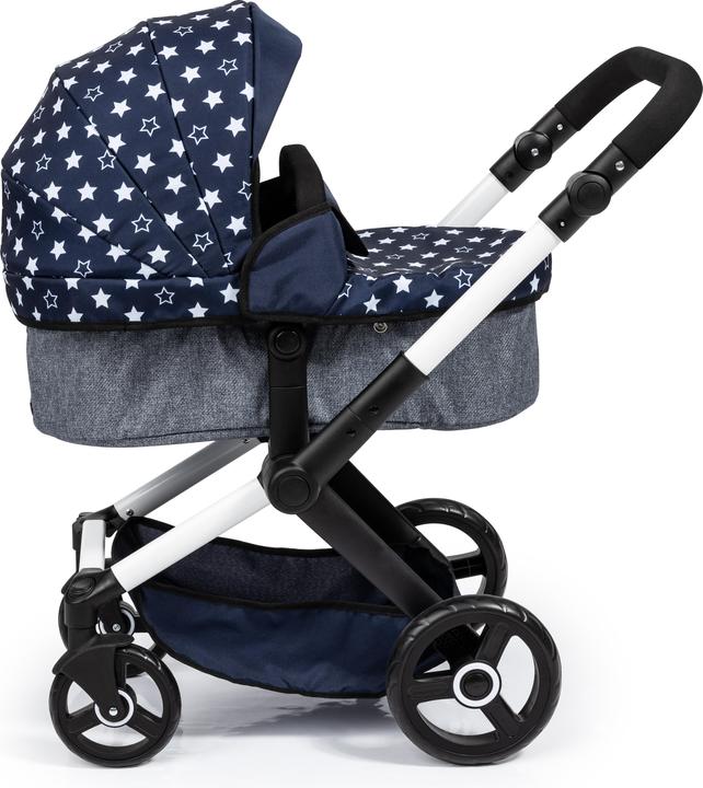 Produktbild Bayer Design 17015AA Combi Poppenwagen Xeo, tas, blauw, sterren