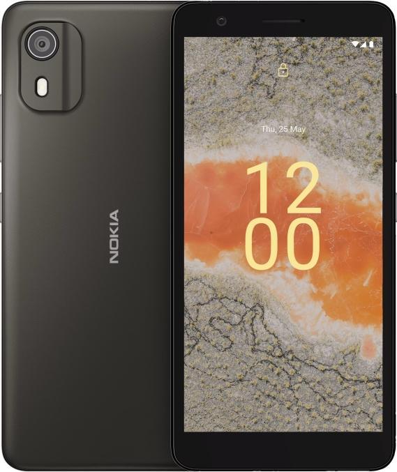Nokia C02 (32 GB, Charcoal, 5.45", Dual SIM, 4G)