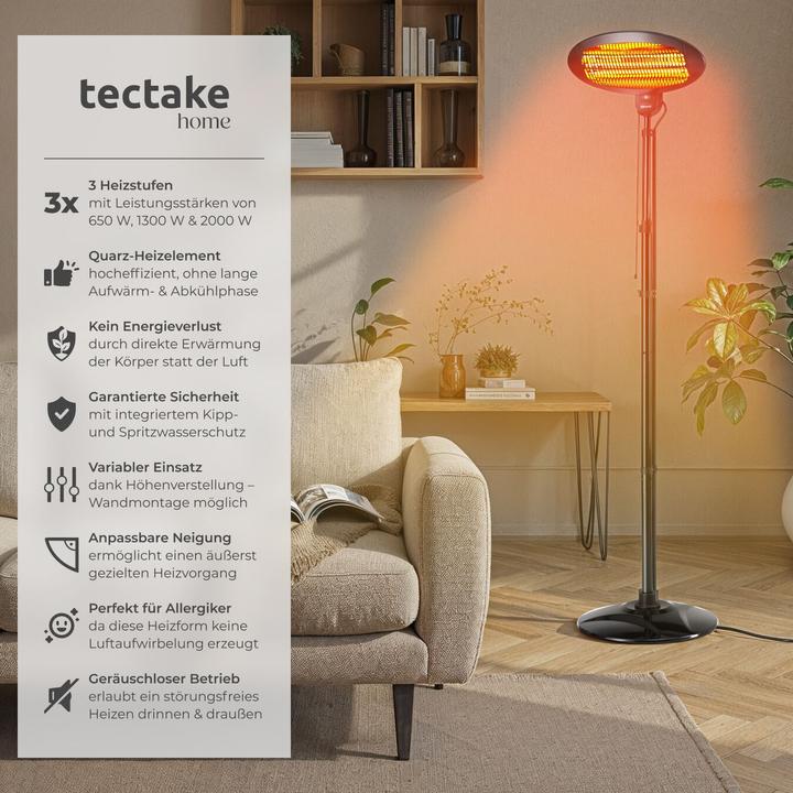 Actual product image tectake Solaris Monolith (2000 W)