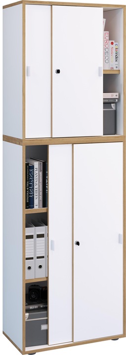 Produktbild VCM Büroschrank Schiebetüren Salia 5fach B60