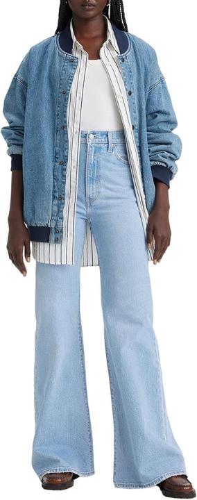 Produktbild Levis Ribcage Bells Medium Indigo - Worn In (W31/L32)