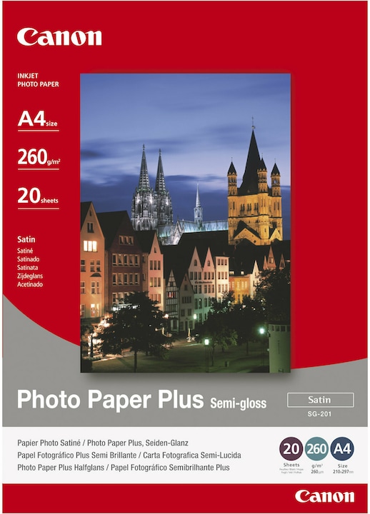 Canon SG-201 Plus Semi-Gloss (260 g/m², 10 x 15 cm, 50 x)