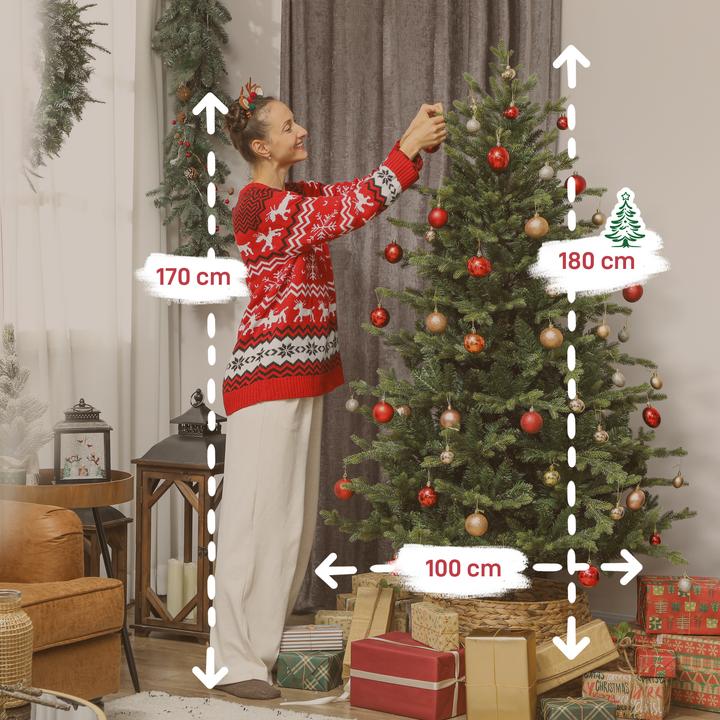 Actual product image Homcom Christmas tree (180 cm)