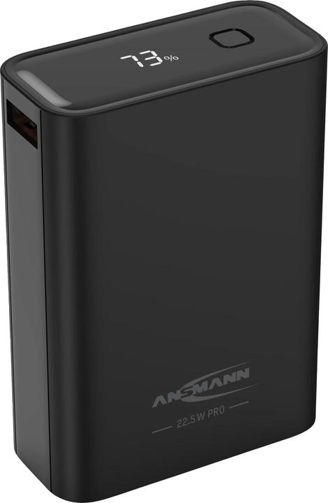 Image du produit Ansmann Banque d'alimentation 20000 mAh PB222PD noir (20000 mAh, 22.50 W, 88 Wh)