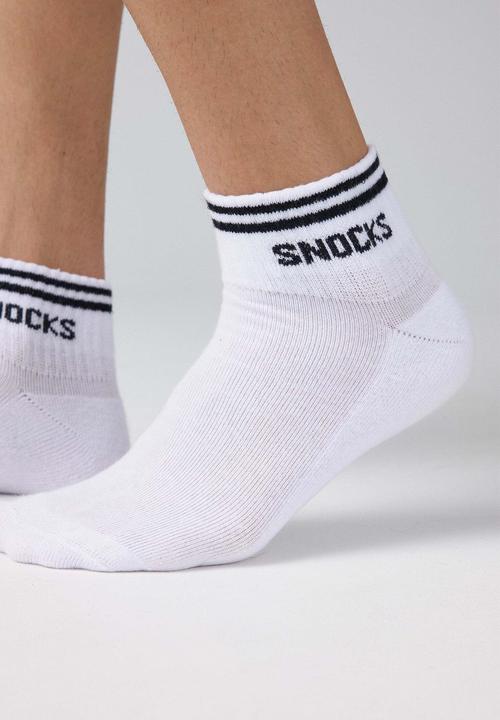 Immagine prodotto Snocks Retro Sneaker Socken (confezione da 4, 47 - 50)