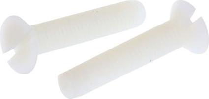 Actual product image RS PRO Slotted countersunk head screws, M5 x 25mm Nylon