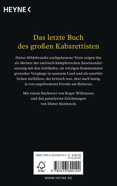 Produktbild Letzte Zugabe (Deutsch, Dieter Hildebrandt, 2017)