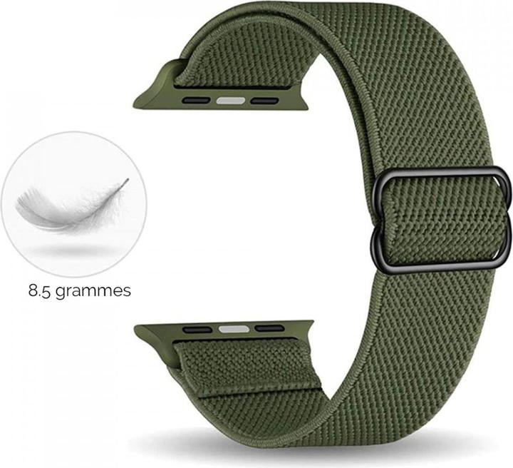 Actual product image PhoneLook Sporty elastic nylon strap, adjustable, soft, washable 42mm / 44mm / 45mm (42 mm, 44 mm, 45 mm, Fabric)