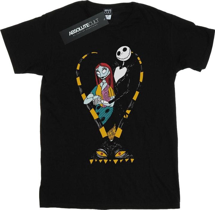 Immagine prodotto Disney Nightmare Before Christmas Jack And Sally Love Maglietta Ampia Donna (S)