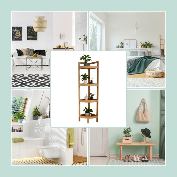 Image du produit Relaxdays Eckregal (23 x 23 x 105.5 cm)