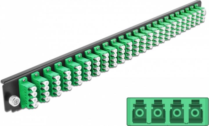 Delock Rack-Montageblech für Glasfaser-Spleissbox