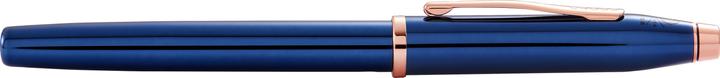 Productafbeelding Cross Vulpen Century II doorschijnend blauw/roze goud beslag, M, in doosje (Roze goud, Blauw)
