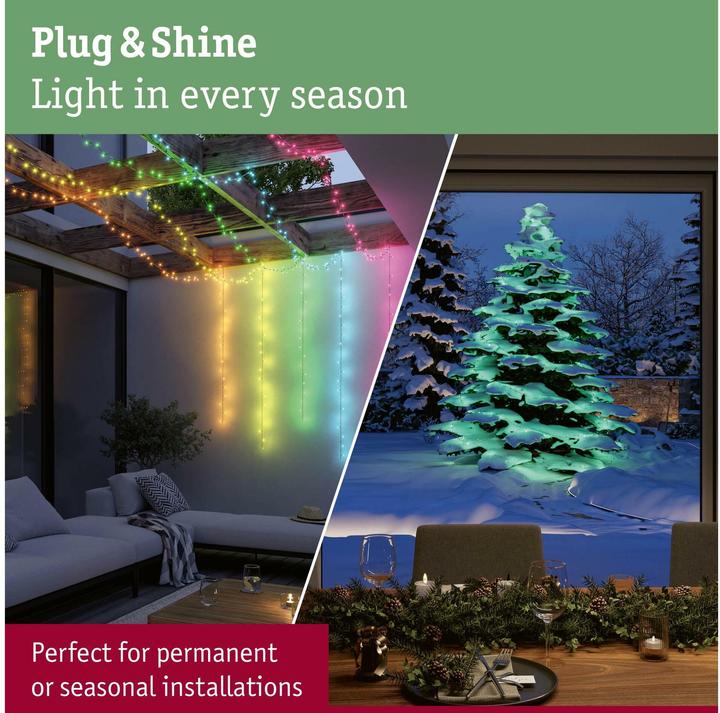 Produktbild Paulmann Outdoor Plug & Shine Lichterkette Yuna (12.40 m)