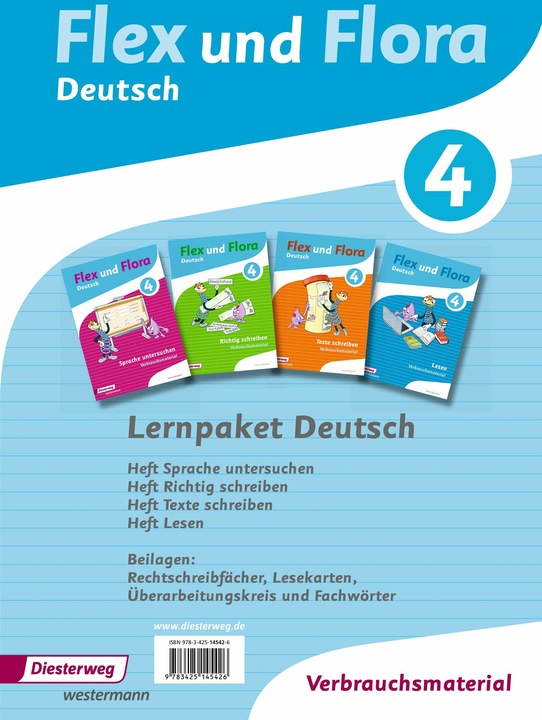 Produktbild Flex und Flora 4. Deutsch. Verbrauchsmaterial. Paket (Deutsch, Katja Tank, Saskia Krumwiede, Ines Handel, Insa Scheller, Erika Hundt, Christina von Weyhe, Katharina Jorga, Nadine Pistor, Kerstin von Werder, Melanie Gross, Angelika Föhl, Gudrun Stenzel, Bettina Sievert, Tanja Holtz, Dominique Bielau, Kerstin Riesberg, Heike Baligand, Eva Mossgraber)