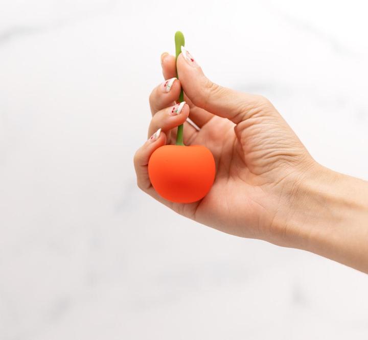 Actual product image Emojibator Vibrator Chilli Cherry