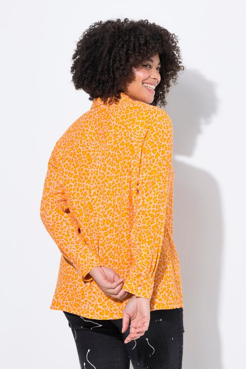 Image du produit Angel of Style Bluse, oversized, Musselin, Leo-Druck (54)