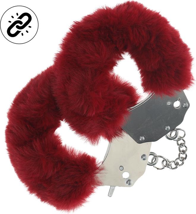 Productafbeelding Ouch! Heavy-duty Fluffy Handcuffs - Burgundy