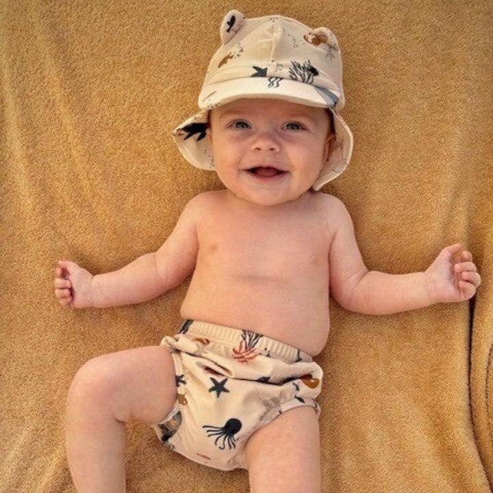 Image du produit Liewood Anthony Baby Schwimmpants Sea Creatures Sandy (80)