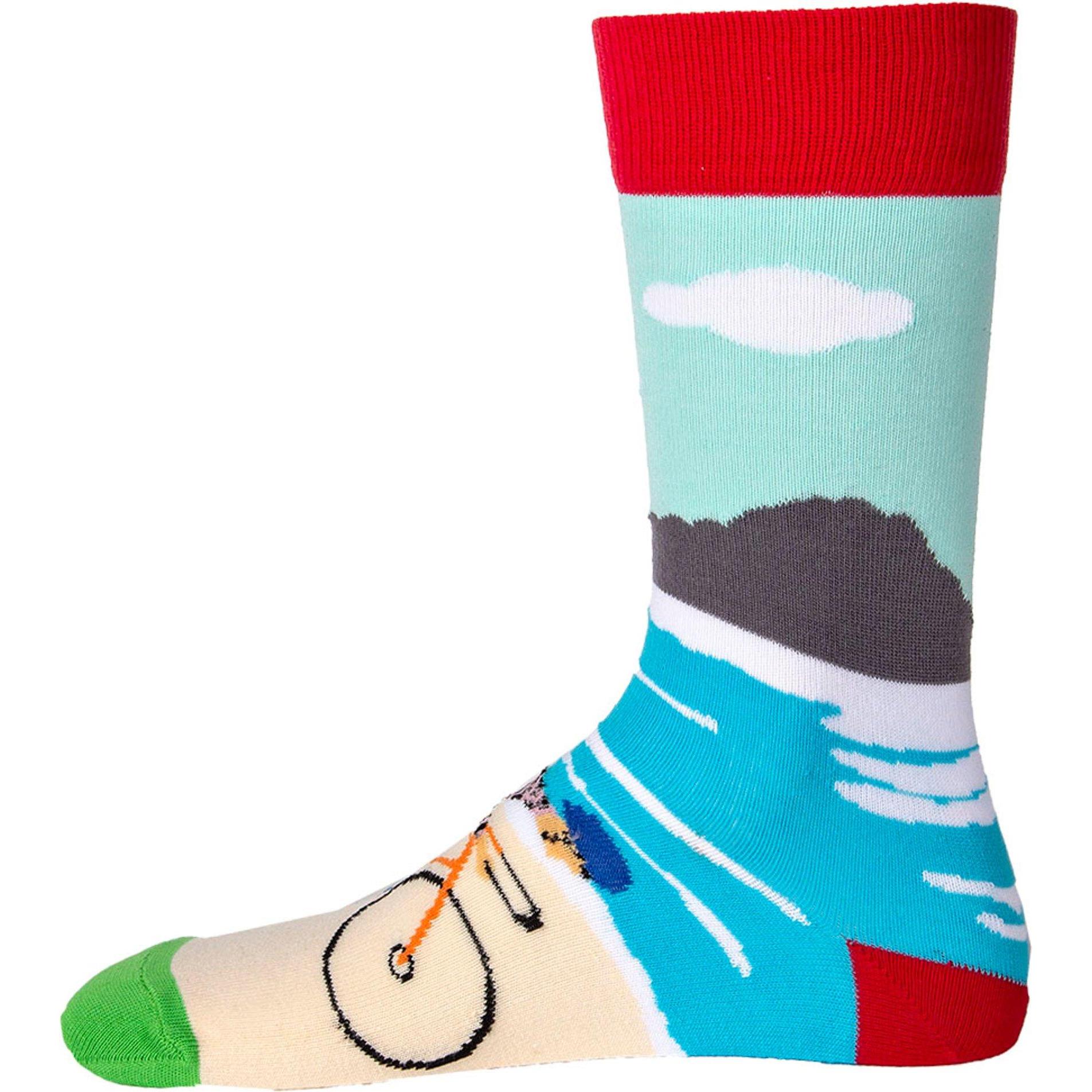 Thumbnail - United Oddsocks, Herren, Socken, On your bike, Mehrfarbig, (3er Pack, 39 - 46)