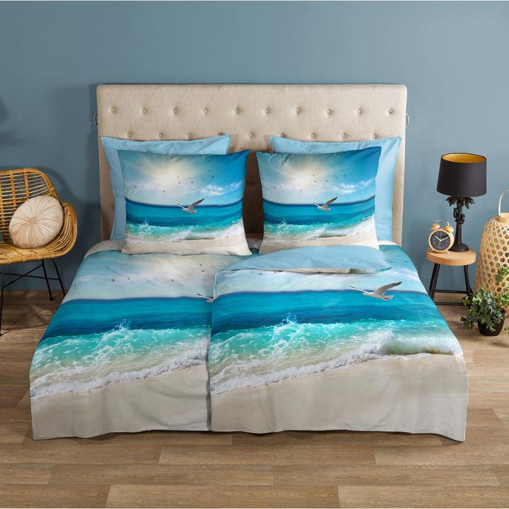Image du produit Good Morning Sealife (Set de linge de lit, 80x80 cm, 200x200 cm)
