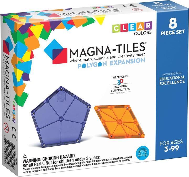 Magna-Tiles Polygon extension set (8 pieces)