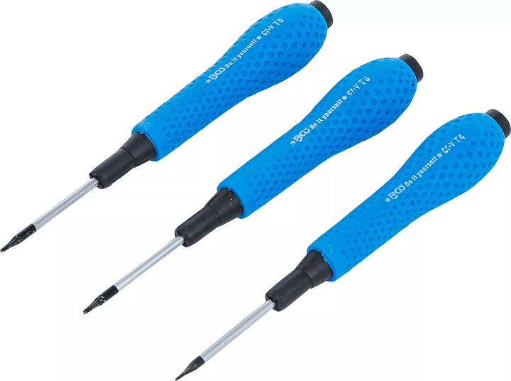 Immagine prodotto BGS Gioco di precisione con profilo a T (per Torx) T4 / T5 / T6 | 3 pezzi (Torx (TX), Set)