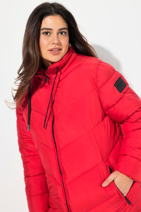Image du produit Ulla Popken Manteau matelassé HYPRAR, tissu déperlant, fermeture zippée sur les côtés (46, 48)