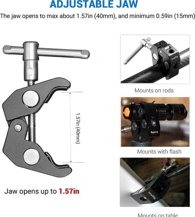 Actual product image SmallRig Super Clamp (Various video accessories)