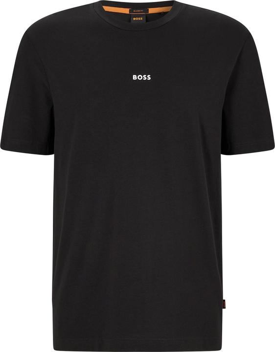 BOSS Orange Short Sleeve TChup T-Shirt Relaxed Fit Black