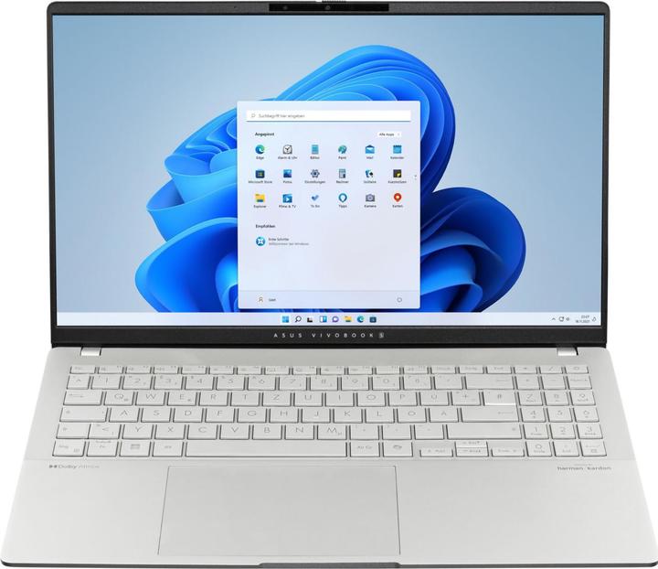 Actual product image ASUS Vivobook S 15 S5507QA-MA062W X1P/16GB/512GBSSD/15.6"/W11H, cool silver (15.59", Snapdragon X Plus X1P-42-100, 16 GB, 512 GB, DE)