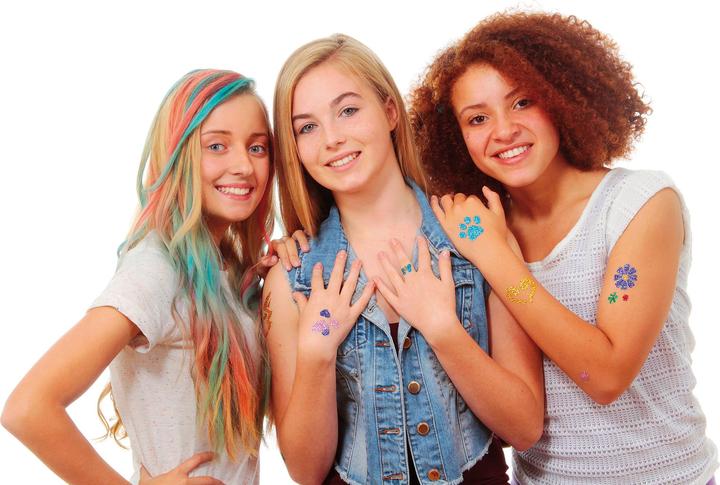 Actual product image Fab Lab FabLab Glitter Tattoos tattoo set