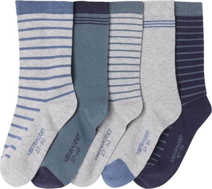 Produktbild Vertbaudet 5er-Pack gestreifte Jungen Socken BASIC (5er Pack, 31, 34)