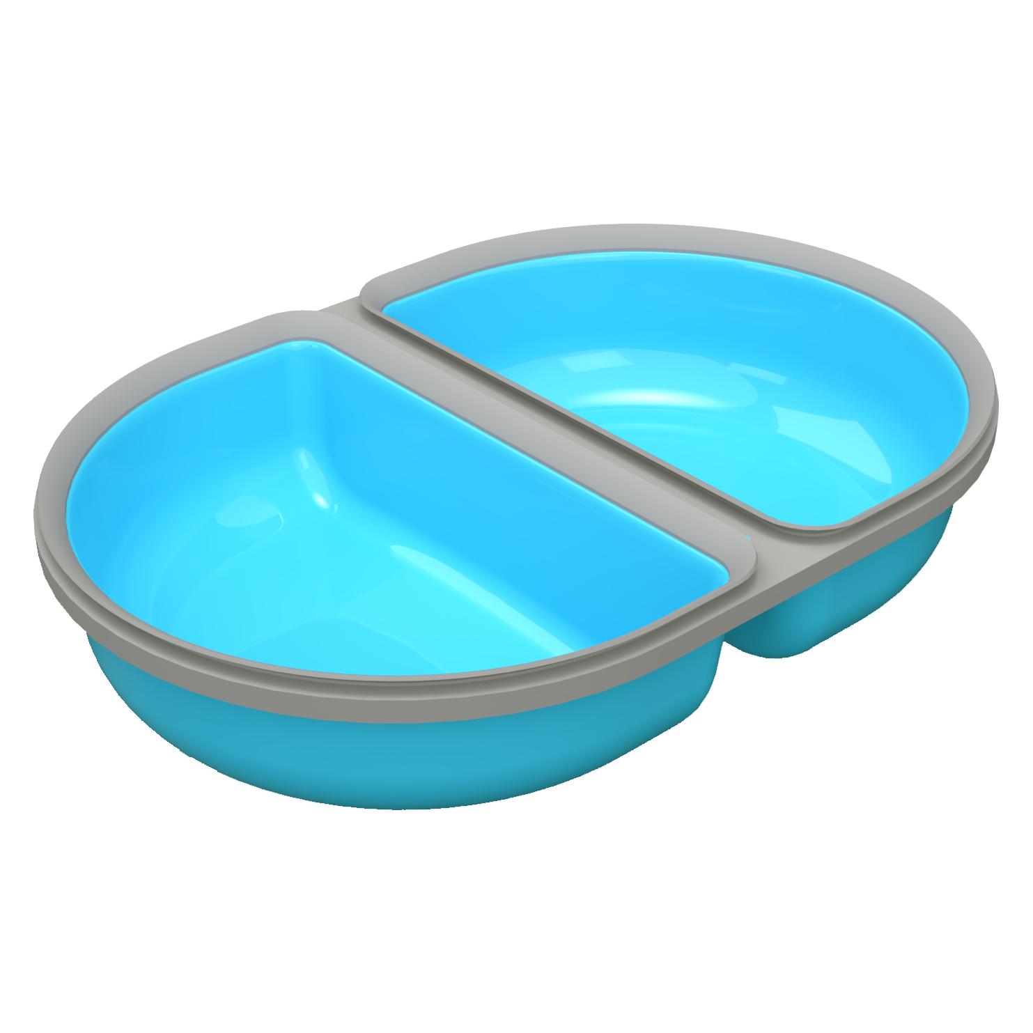 SureFlap SureFeed double plateau, set de 2 pour distributeur automatique de nourriture bleu