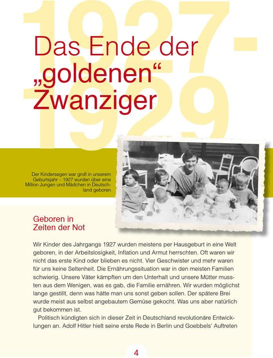 Produktbild Wir vom Jahrgang 1927 - Kindheit und Jugend (Deutsch, Reinhard Appel, 2021)