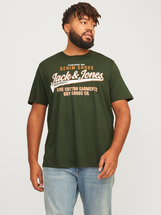 Produktbild Jack & Jones Jjelogo Tee Ss O-Neck 2 Col Aw24 S Pls (8XL)