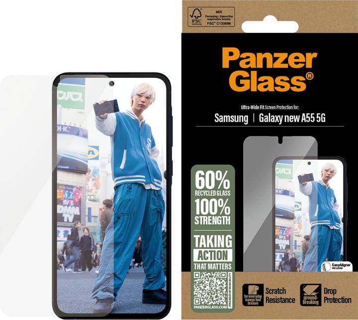 Produktbild PanzerGlass Ultra-Wide Fit (1 Stk., Samsung Galaxy A56 5G)