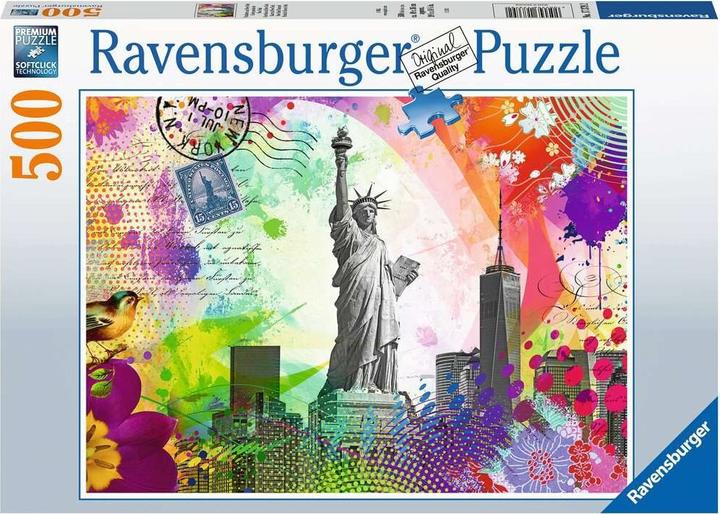 Productafbeelding Ravensburger Postkaart van New York (500 onderdelen)