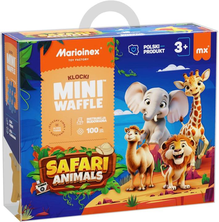 Produktbild Marioinex Mini Waffel 100el Tiere Safari