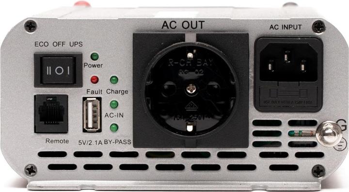 Produktbild Noqon NSC312 300W/12V Sinus-Wechselrichter mit Ladegerät, NVS- und USV-Funktion