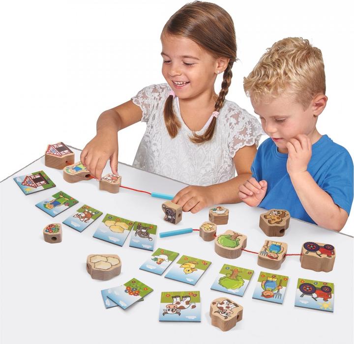 Actual product image Eichhorn Houten Rijgspel, 13dlg.