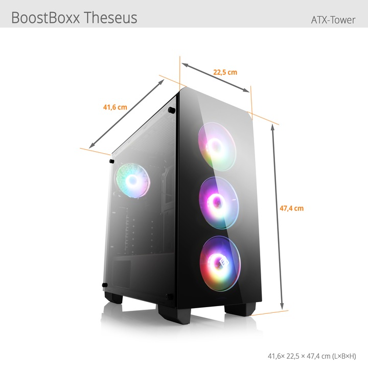 Actual product image CSL Gaming PC M10960H (Intel Core i7-14700F, 16 GB, 1000 GB, GeForce RTX 4060)